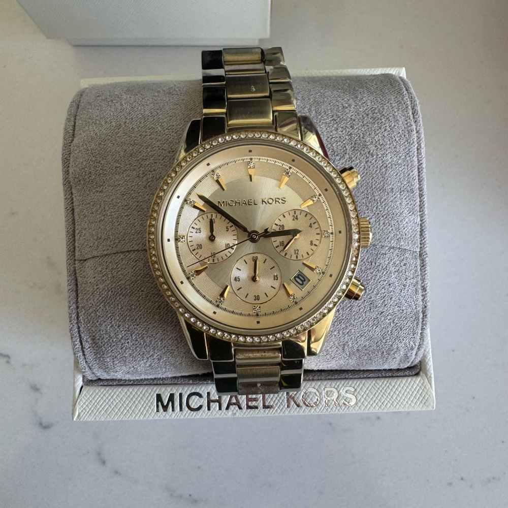 Michael Kors Two-Tone Chronograph Watch